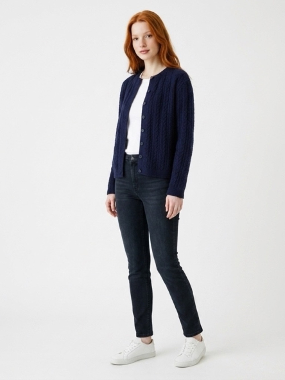 Rare Vintage Navy Cuddle Knit Cardigan 💙✨